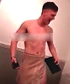 Lad Drops His Towel