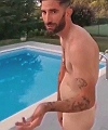 Man Jumps Naked In A Pool