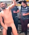 Lad Celebrates With His Dick Out