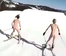 Naked Ski Jump