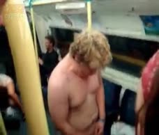 Naked Lad On The Tube
