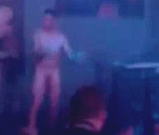 Naked Man In A Nightclub