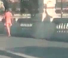 Naked Man Goes For A Walk