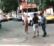 Naked Man In The Street