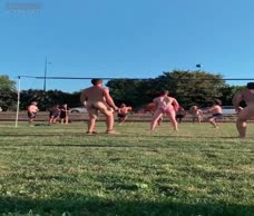 Naked Volleyball