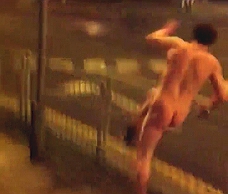 Naked On A Roundabout