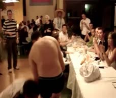 Dude Strips At A Party