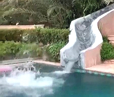 Naked Pool Slide