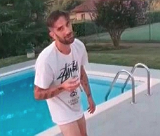 Dude In The Pool