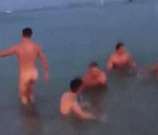 Lads At The Beach