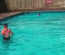 Naked Jump In The Pool