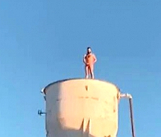Willy On A Water Tower