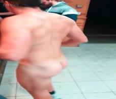Naked Lad Swings His Dick