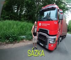 Trucker Runs Naked