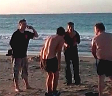 Naked Men At The Beach 