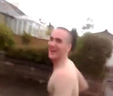 Lad Goes For A Naked Run