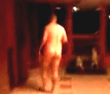 Naked Dude In The Corridor