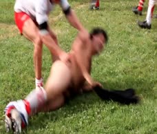 Rugby Player Gets Stripped