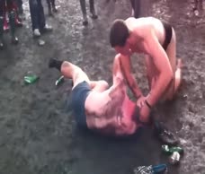 Dudes Wrestle With Their Dicks Out