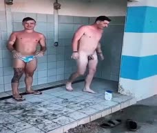 Naked Swimming Shower