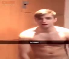 Blond Lad Gets Dressed