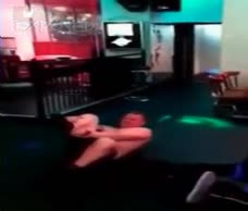 Dude Strips At The Pub