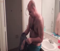 Hairy Dude Gets Dressed 