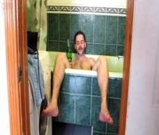 Dude In The Bath 