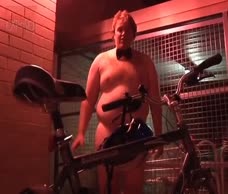 Fat Guy Rides Naked 