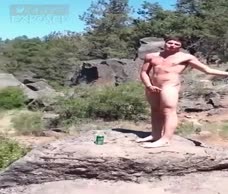 Naked On A Rock 