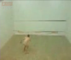 James Playing Naked Squash