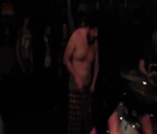 Man Strips On Stage