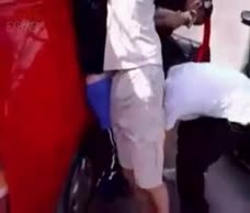 Worker Loses His Pants