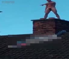 Dude On The Roof