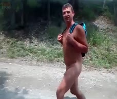 Naked Hiker