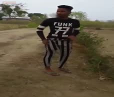 Indian Lad Gets Pantsed