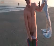 Dick Out At The Beach