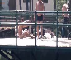 Russian Dude Sunbathing