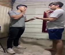 Lad Gets Egged