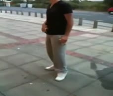 Lad Pantsed In The Street