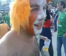 Irish Lad Gets Pantsed
