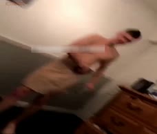 Lad Drops His Towel