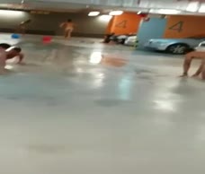 Lad Slides Naked