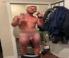 Lad Has A Drink