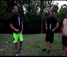 Muscle Dude Gets Pantsed