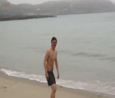 Lad At The Beach