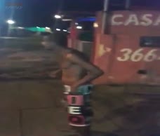 Brazilian Lad Goes For A Run