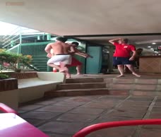 Dude Gets Pantsed