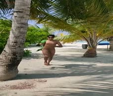 Indian Lad At The Beach
