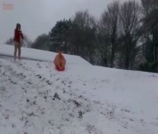 Sledging Naked